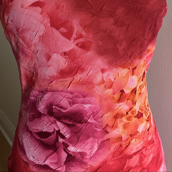 Joseph Ribkoff Vintage Floral Cocktail Dress - Picture 2 of 4